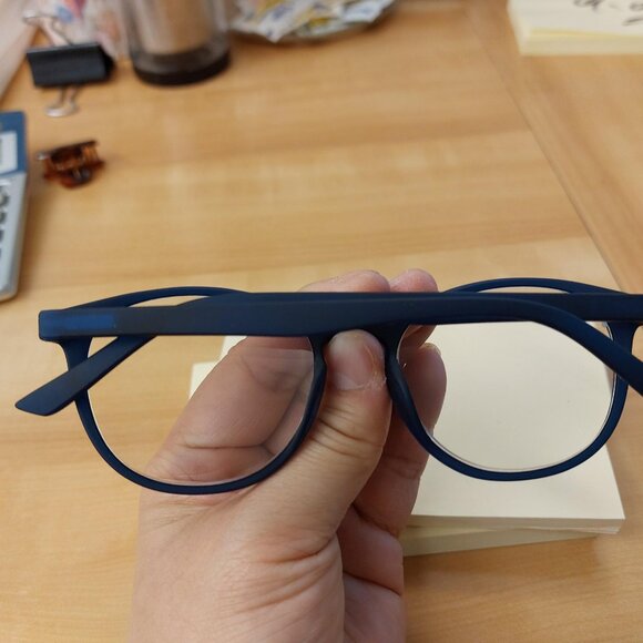 Simple Foster Grant Stylish Readers Reading Glasses NAVY LO1023 Joey 2 Powers - Picture 6 of 13